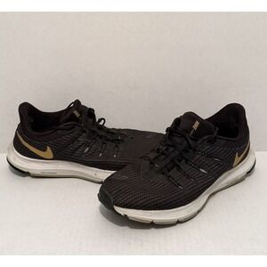 NIKE Quest Women Metallic Gold Marathon Running Shoes Sneakers AA7412-006 Sz 9.5